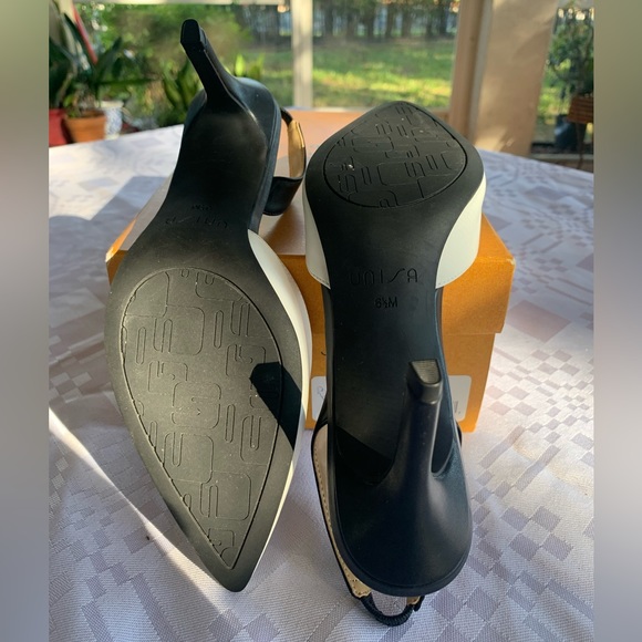 BRAND NEW Unisa Unyumaz Size 6.5 Multi Black & White Heel - Picture 6 of 10